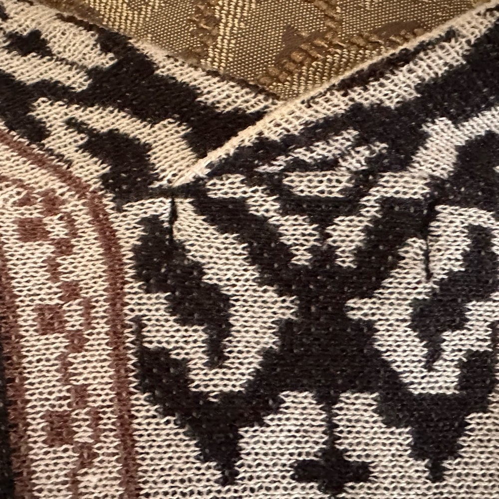 Long Print Pattern Cardigan - Picture 4 of 4